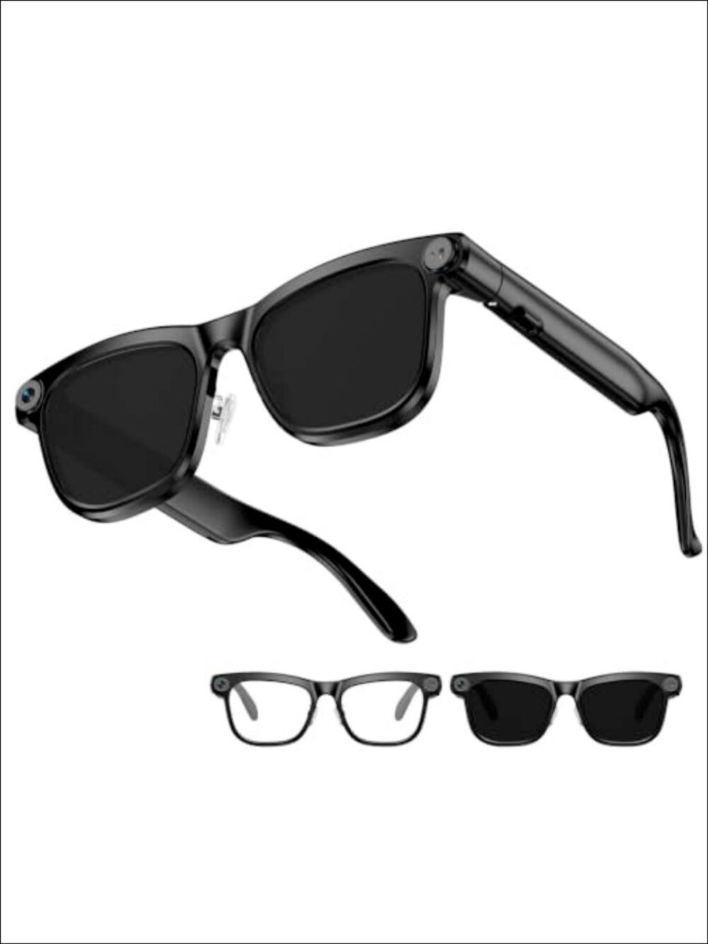 Smart Glasses with 8MP HD Camera, Bluetooth Calling, AI Assistant